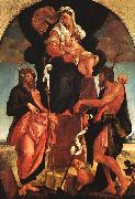 BASSANO, Jacopo Madonna and Child with Saints ff oil painting artist